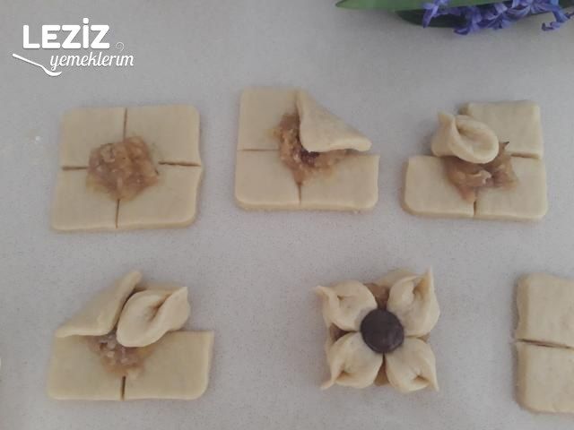 Elmalı Çiçek Kurabiye