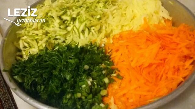 Sebzeli  Kabak Mücver