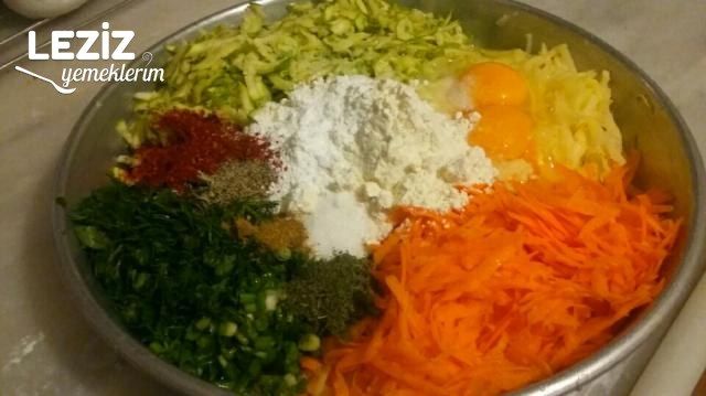 Sebzeli  Kabak Mücver