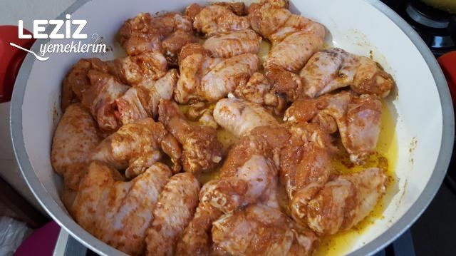 Pratik Mangal Tadında Tavada Kanat