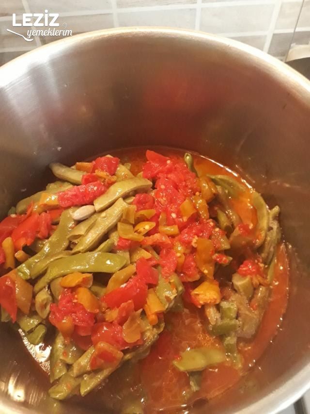 Kıymasız Taze Fasulye Yemeği