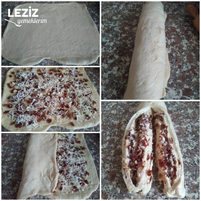 Pastırmalı Ve Kuru Domatesli Çörek