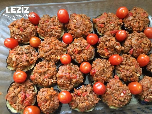 Kıymalı Bostan Patlıcan Kebabı Tarifi