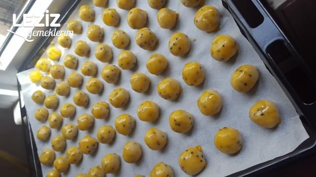 Mahlepli Kurabiye (Tek Lokmalık - Ağızda Dağılan)