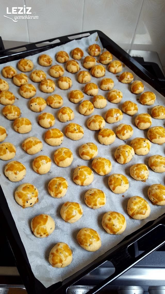 Mahlepli Kurabiye (Tek Lokmalık - Ağızda Dağılan)