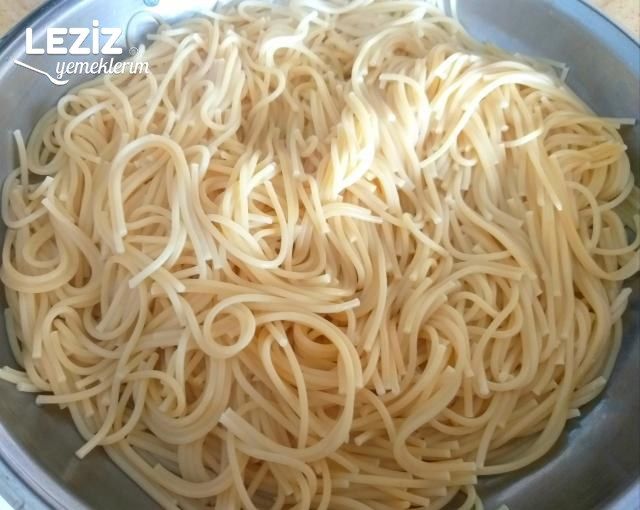 Mantarlı Spagetti Makarna