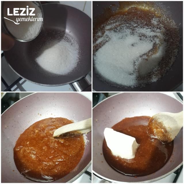 Karamelli Çikolatalı Puding (2 Lezzet Bir Arada)