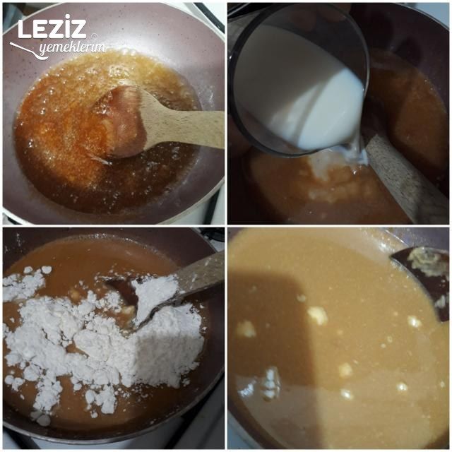 Karamelli Çikolatalı Puding (2 Lezzet Bir Arada)