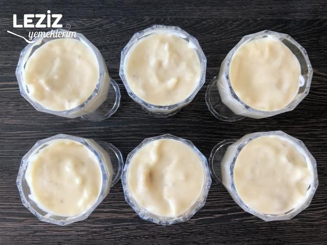 Muzlu Muhallebi Tarifi (Nişastalı)