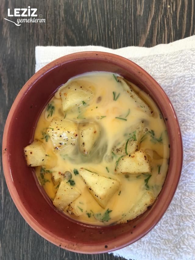Fırında Yumurtalı Somonlu Patates