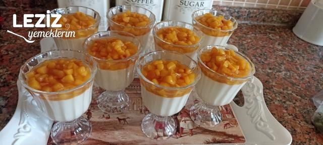 Şeftali Sütlü Tatlı Tarifi