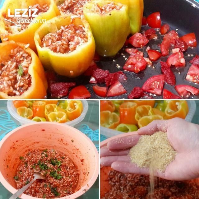 İç Malzemesi Çiğden Fırında Pratik Dolma