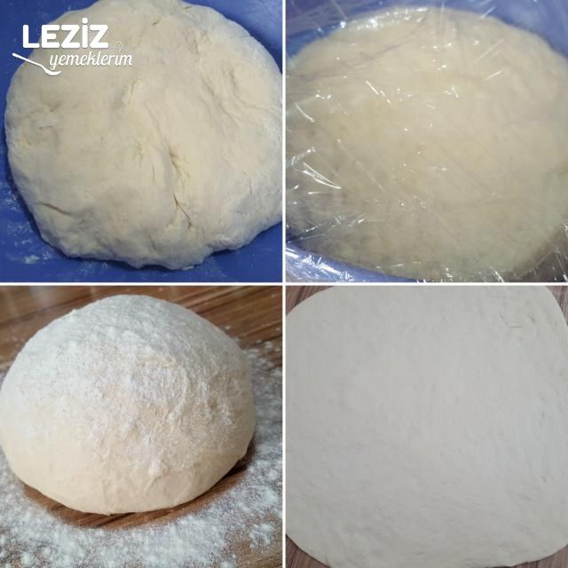 Fırın Tepsisi İçin Pizza Hamuru (Tam Ölçü)