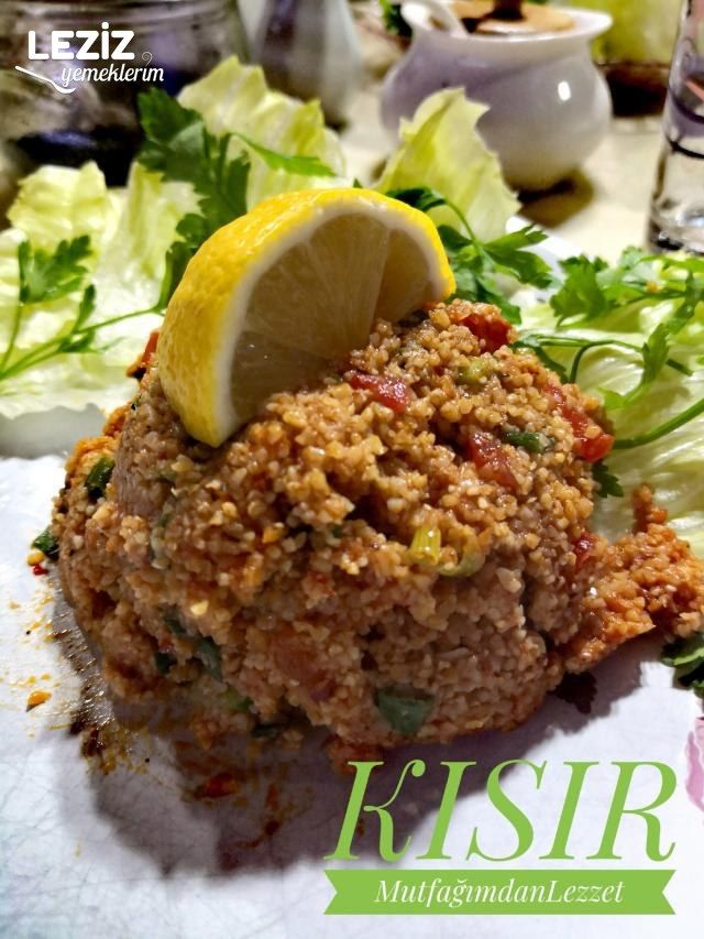 Tam Ölçüleri İle Kısır Tarifi