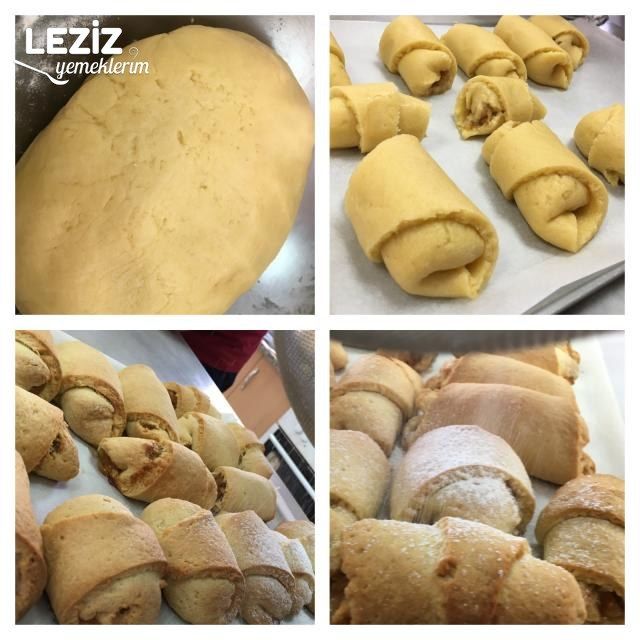 Pastane Elmalısı (Rulo Kurabiye)