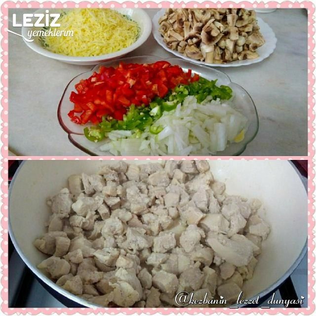 Güveçte Mantarlı Tavuk Sote