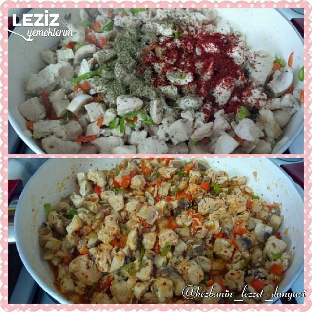 Güveçte Mantarlı Tavuk Sote