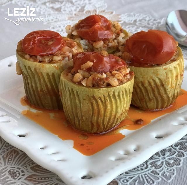 Kıymalı Kabak Dolması Tarifi