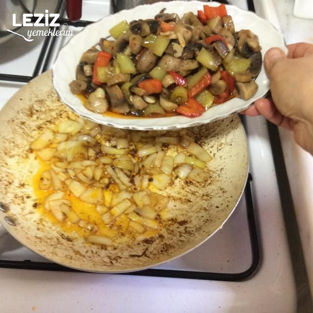 Mantarlı Patlıcan Kebabı