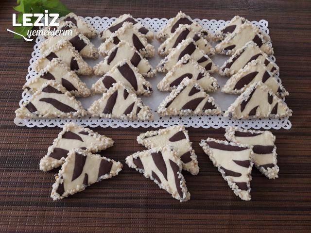 Üçgen Zebra Kurabiye