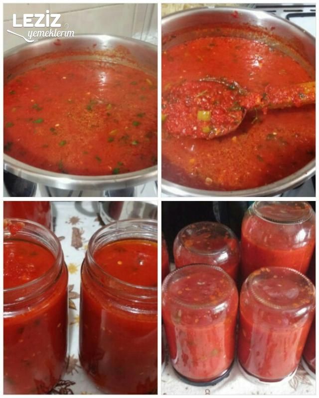 Kavanozlarda Kış İçin Acılı Sos