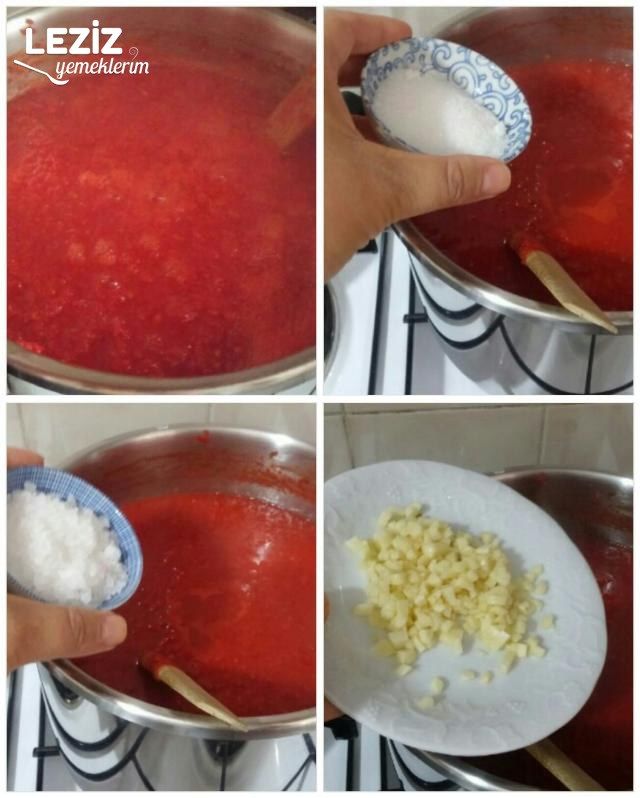 Kavanozlarda Kış İçin Acılı Sos