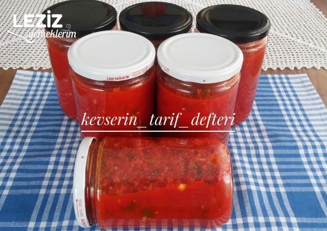 Kavanozlarda Kış İçin Acılı Sos