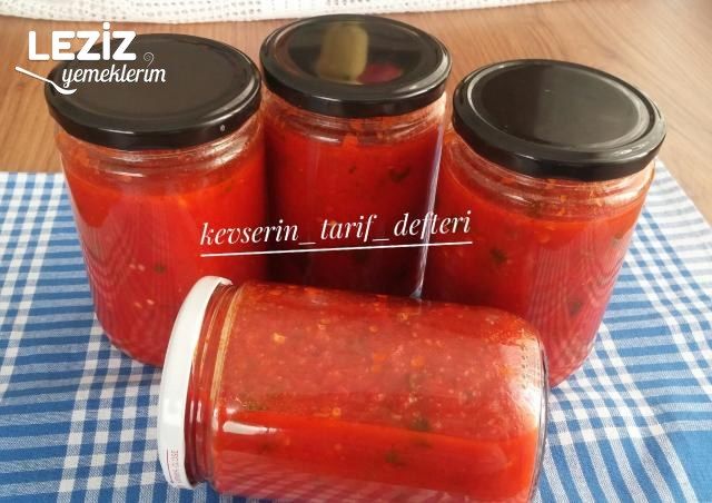 Kavanozlarda Kış İçin Acılı Sos