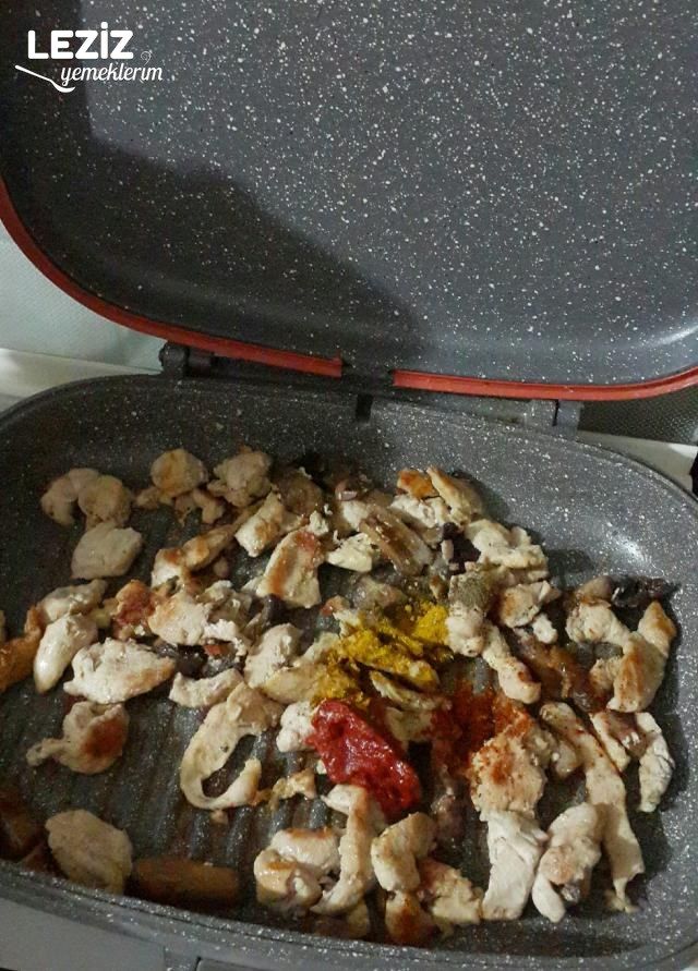 Nefis Mantarlı Tavuk Sote