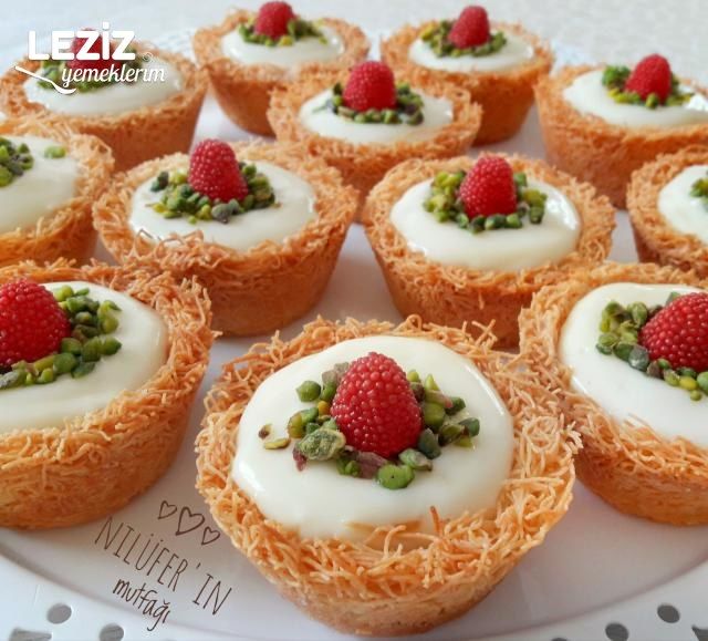 Muhallebili Kadayıf Çanakları