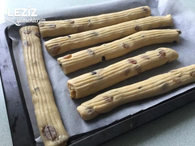 Üzümlü Damla Çikolatalı Kurabiye