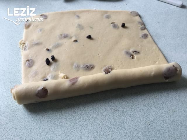 Üzümlü Damla Çikolatalı Kurabiye