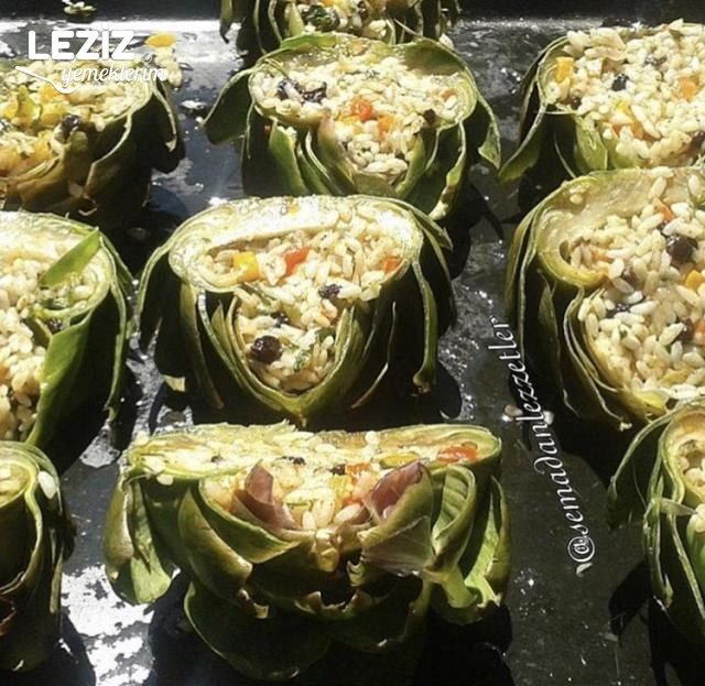 Yapraklı Enginar Dolması