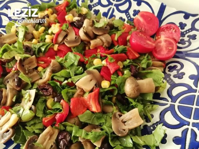 Renkli Mantar Salatası