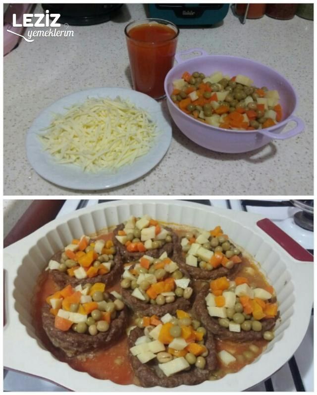 Garnitürlü Çanak Köfte Tarifi