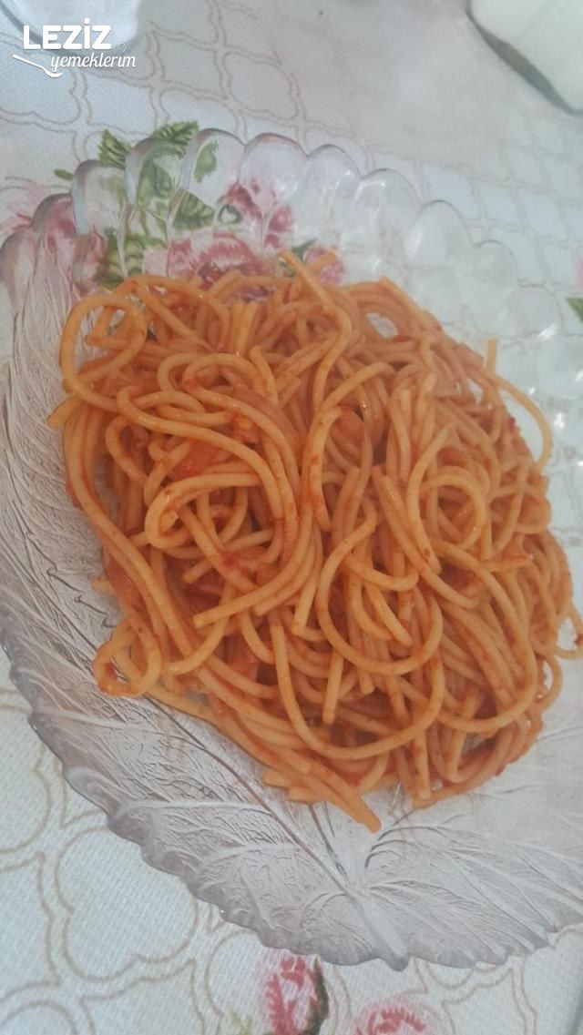 Salçalı Spagetti