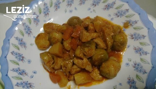 Tavuklu Brüksel Lahanası