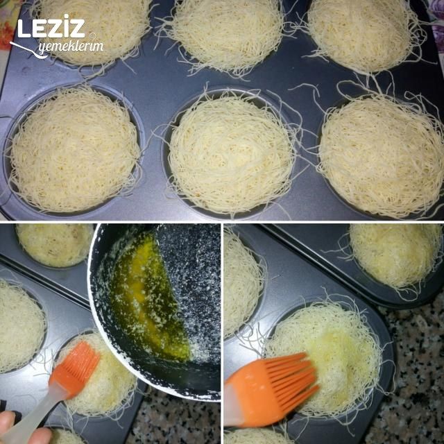 Muffin Kalıbında Kolay Porsiyon Kadayıf