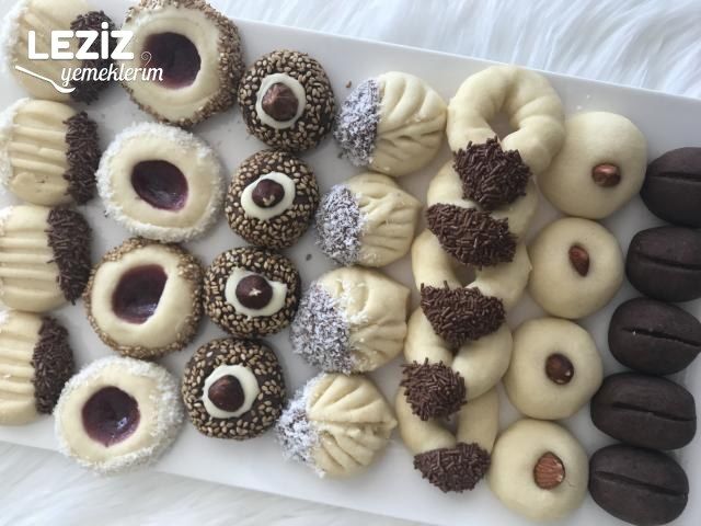 Tek Hamurdan 7 Şekil Kurabiye (Kalıpsız)
