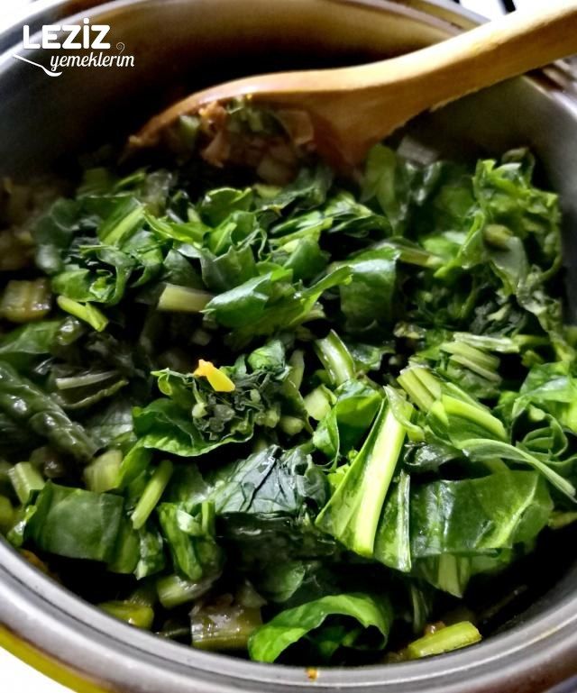 Kıymalı Pazı Yemeği