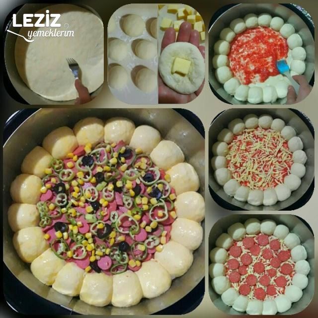 Kalıpta Karışık Pizza