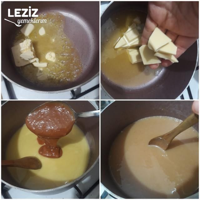 Karamel Soslu Beyaz Çikolatalı Sufle