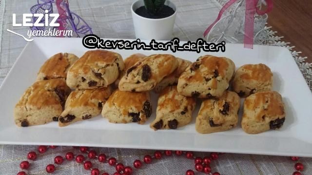 Üzümlü Cevizli Kurabiye Tarifi
