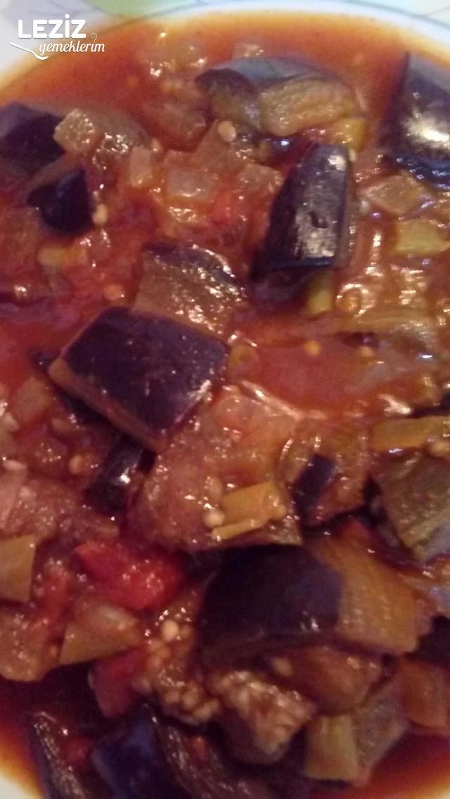 Fırında Közlenmiş Patlıcan Yemeği