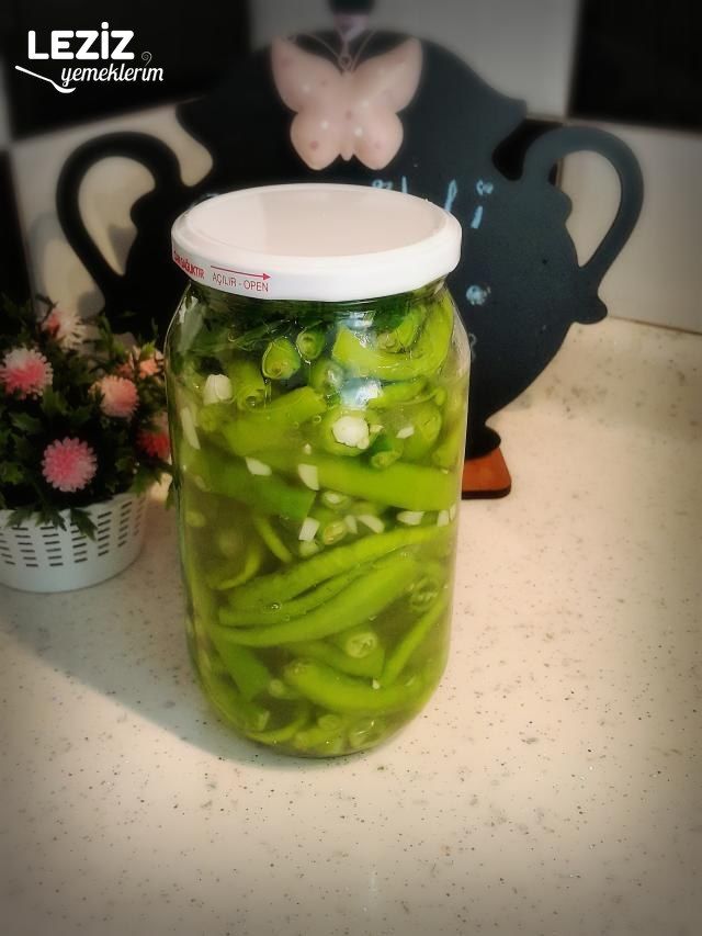 Yağlı Sirkeli Tatlı Kıl Biber Turşusu