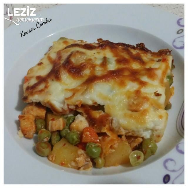 Beşamel Soslu Tavuklu Bezelye