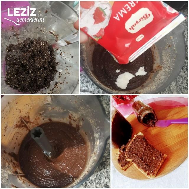 Kahvaltılık Sürülebilir Çikolata Tarifi (Hurmalı Ve Şekersiz)