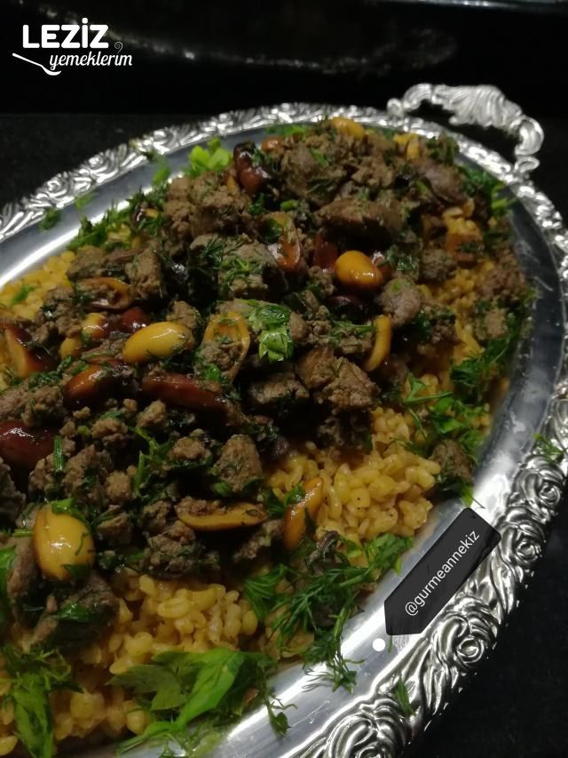 Ciğerli Fıstıklı Maraş Pilavı