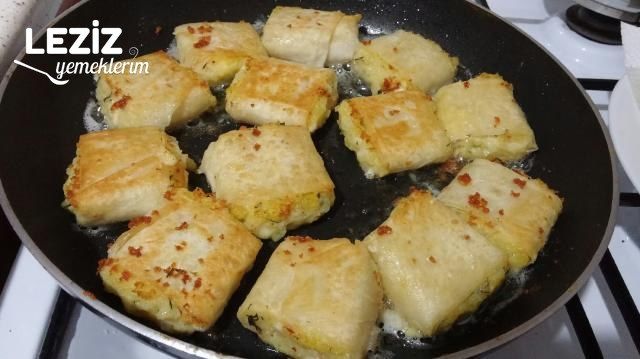 Tavada Çıtır Çıtır Patates Böreği