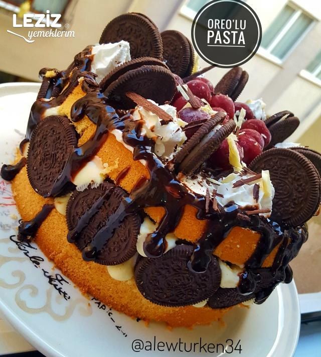 Harika Oreo’lu Kremalı Pasta
